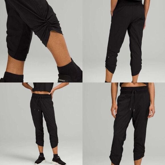 Lululemon Dance Studio Mid-Rise Crop 25" Black size 8 - Picture 1 of 8